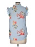 41Hawthorn Blue Sleeveless Blouse Size M - photo 2