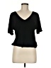 Max Studio Black Short Sleeve Top Size 6 - photo 1