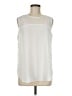 Vince Camuto 100% Polyester Ivory Sleeveless Blouse Size M - photo 1