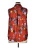Elie Tahari 100% Polyester Floral Red Sleeveless Blouse Size XL - photo 2
