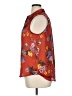 Elie Tahari 100% Polyester Floral Red Sleeveless Blouse Size XL - photo 5