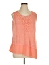 Cato Orange Sleeveless Blouse Size XL - photo 1