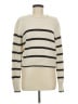 Gap Stripes Ivory Pullover Sweater Size M - photo 1