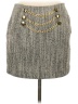 BCBGeneration Tweed Gray Casual Skirt Size 8 - photo 1