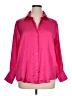 Zara Pink 3/4 Sleeve Button-Down Shirt Size XL - photo 1