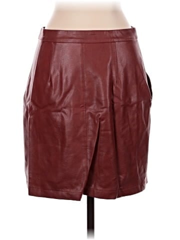 Urban Outfitters Faux Leather Skirt (view 2)