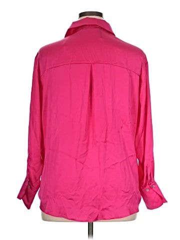 Zara 3/4 Sleeve Button-Down Shirt (view 2)