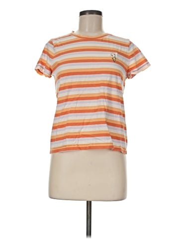 Madewell Daisy Embroidered Northside Vintage Tee in Broadway Stripe (view 1)