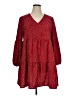 Unbranded Polka Dots Red Casual Dress Size XL - photo 1