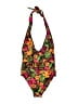 Ellejay Tropical Black One Piece Swimsuit Size S - photo 2
