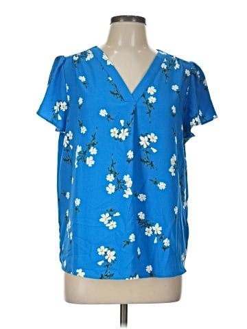 Hilary Radley Short Sleeve Blouse (view 1)