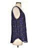 Joe Fresh Blue Sleeveless Blouse Size S - photo 4