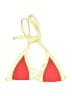 one0one Color Block Red Swimsuit Top Size S - photo 1