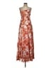 Avec Les Filles 100% Polyester Orange Cocktail Dress Size 2 - photo 1