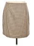 Theory Houndstooth Tan Casual Skirt Size 12 - photo 1