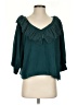 Maeve Teal Pullover Sweater Size S - photo 1