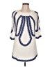 Assorted Brands 100% Rayon Ivory Casual Dress Size L (estimated) - photo 1