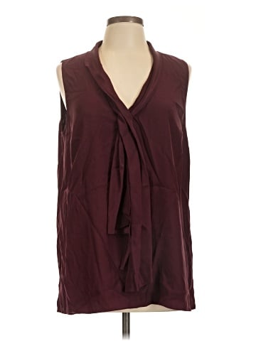 Lafayette 148 New York Sleeveless Silk Top (view 1)