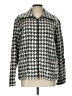 Chico's Houndstooth Gray Coat Size Lg (2) - photo 1