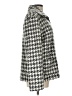 Chico's Houndstooth Gray Coat Size Lg (2) - photo 4