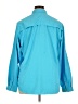 WHITE SIERRA 100% Polyester Teal Long Sleeve Blouse Size 1X - photo 2