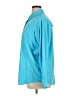 WHITE SIERRA 100% Polyester Teal Long Sleeve Blouse Size 1X - photo 5