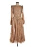 Mac Duggal 100% Polyester Gold Cocktail Dress Size 6 - photo 1