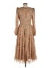 Mac Duggal 100% Polyester Gold Cocktail Dress Size 6 - photo 2