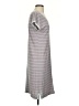 Wrap Stripes Gray Casual Dress Size 4 - photo 4