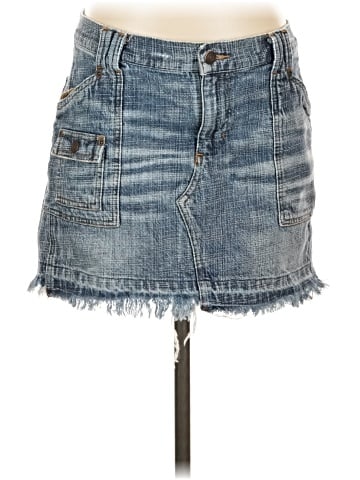 Express Denim Skirt (view 1)