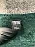 Uniqlo 100% Cotton Green Pullover Sweater Size L - photo 7