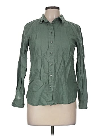 J.Crew Factory Store Long Sleeve Button-Down Shirt (view 1)
