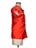 Helmut Lang 100% Viscose Red Short Sleeve Blouse Size 2 - photo 4