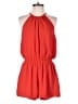 One Clothing 100% Polyester Solid Red Romper Size L - photo 1