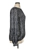 Tory Burch 100% Silk Black Long Sleeve Silk Top Size 14 - photo 4