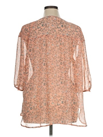 LC Lauren Conrad 3/4 Sleeve Blouse (view 2)