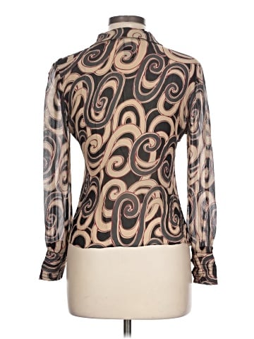 Kenneth Cole New York Long Sleeve Silk Top (view 2)