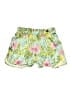 Zara 100% Polyester Tropical Green Shorts Size S - photo 1