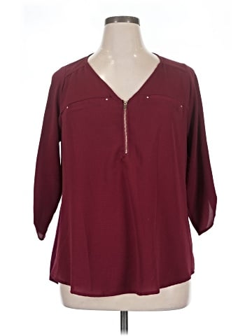 Tempted Hearts 3/4 Sleeve Blouse (view 1)
