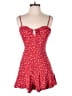 Aeropostale 100% Rayon Hearts Red Romper Size S - photo 1