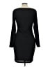 Theory 100% Polyester Solid Black Cocktail Dress Size 10 - photo 2
