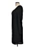 Theory 100% Polyester Solid Black Cocktail Dress Size 10 - photo 5