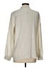 Eileen Fisher 100% Silk Ivory Long Sleeve Silk Top Size S - photo 2