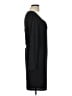 Theory 100% Polyester Solid Black Cocktail Dress Size 10 - photo 4