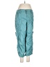 Style&Co Teal Cargo Pants Size 8 - photo 1