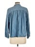 Levi's 100% Lyocell Blue 3/4 Sleeve Button-Down Shirt Size L - photo 2