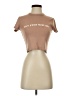 Full Tilt Tan Short Sleeve Turtleneck Size S - photo 1