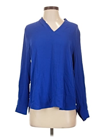Eileen Fisher Long Sleeve Silk Top (view 1)