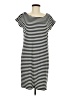 Grace Elements 100% Cotton Stripes Black Casual Dress Size M - photo 1
