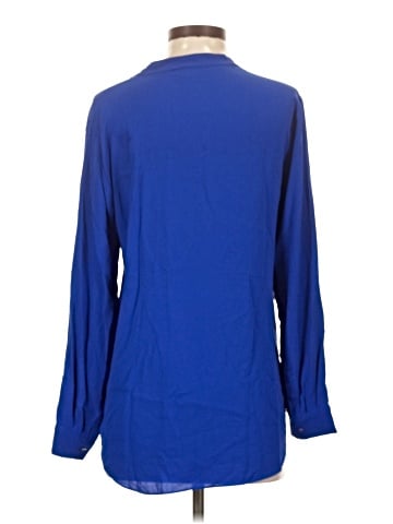 Eileen Fisher Long Sleeve Silk Top (view 2)